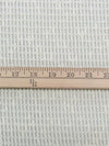 Rice White Cotton/Polyester Open Weave Sweater Knit - NY Designer - 56W
