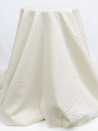 Off-White 100% Cotton Twill Bottom Weight Woven - NY Designer - 58W