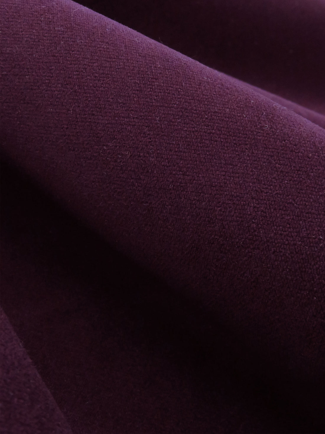 Dark Plum 100% Polyester Velvet 58W