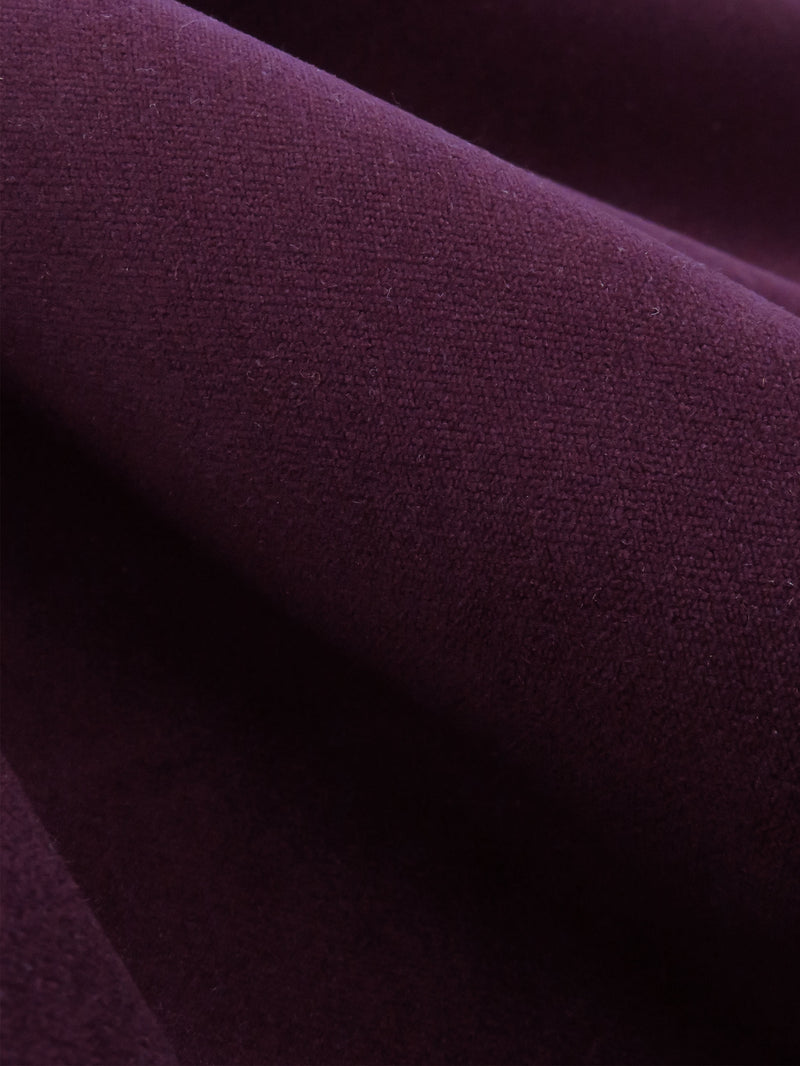 Dark Plum 100% Polyester Velvet 58W