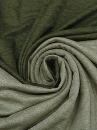 Heathered Pickle Green/Pale Dried Sage Rayon/Nylon/Spandex Double Faced Interlock Knit 58W