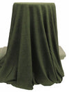 Heathered Pickle Green/Pale Dried Sage Rayon/Nylon/Spandex Double Faced Interlock Knit 58W