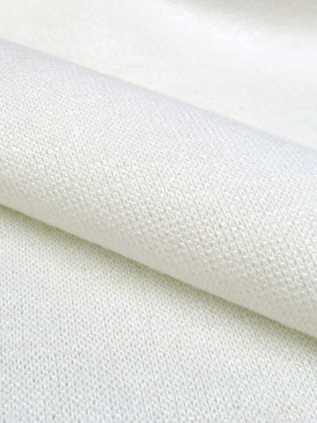 Whipped Cream Rayon/Polyester/Lycra Interlock Sweater Knit - Imported From Japan By NY Designer - 56W
