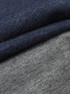 Colonial Blue/Sterling Gray Rayon/Nylon/Spandex Double Faced Heathered Interlock Knit 58W