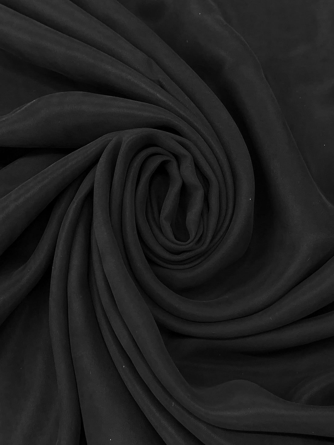 Charcoal Black 100% Tencel Twill Blouse Weight Woven - Luxe Resort Designer - 50W