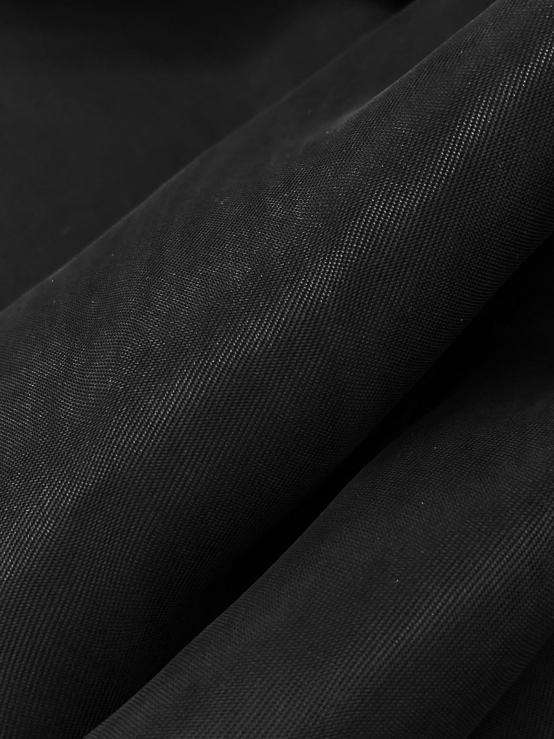 Charcoal Black 100% Tencel Twill Blouse Weight Woven - Luxe Resort Designer - 50W