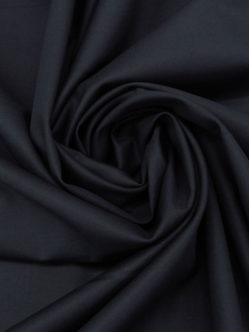 Muted Midnight Navy Cotton/Lycra Stretch Sateen Bottom Weight 60W