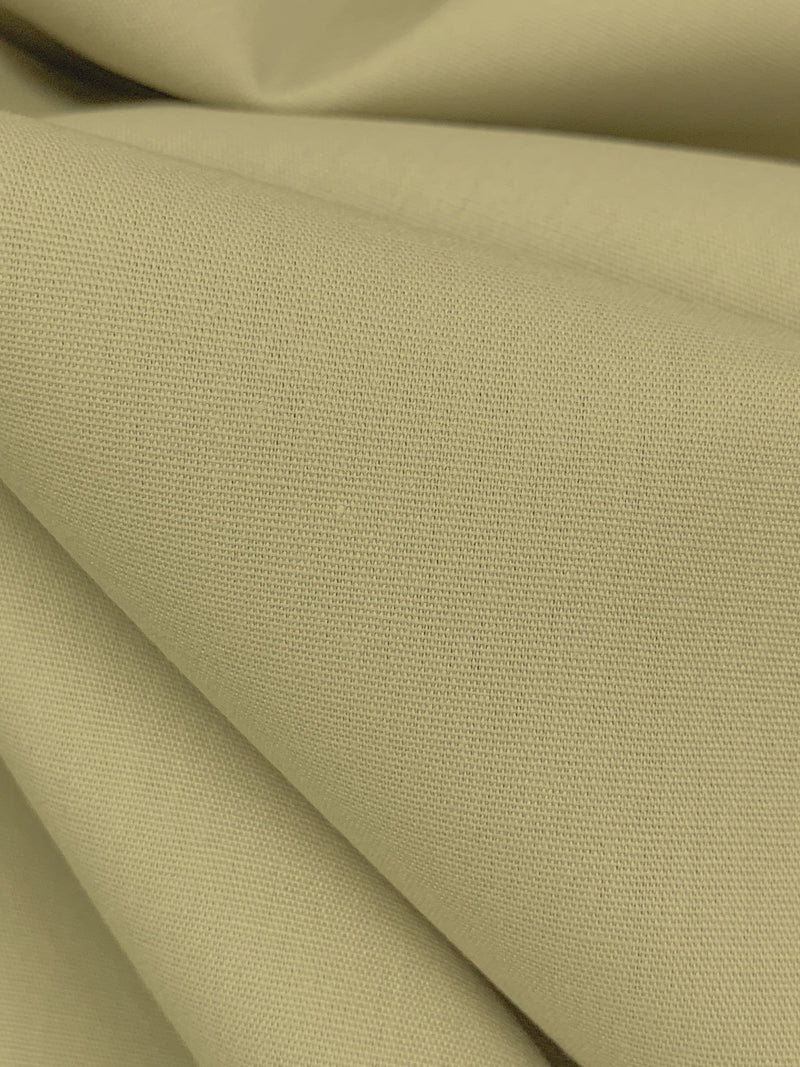 Dark Khaki Cotton/Polyester Poplin 64W