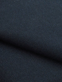 Navy Blue 100% Polyester Twill Suiting 58W