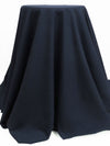 Navy Blue 100% Polyester Twill Suiting 58W