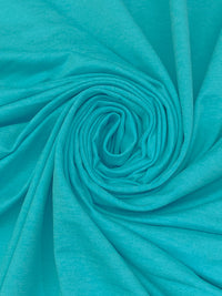 Caribbean Blue Polyester/Elastane Space-Dyed Brushed Activewear Knit - Beyond Yoga - 60W