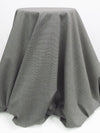 SOLD AS IS ONLY - Black/White Polyester/Viscose/Wool/Elastane Micro Houndstooth Suiting 60W