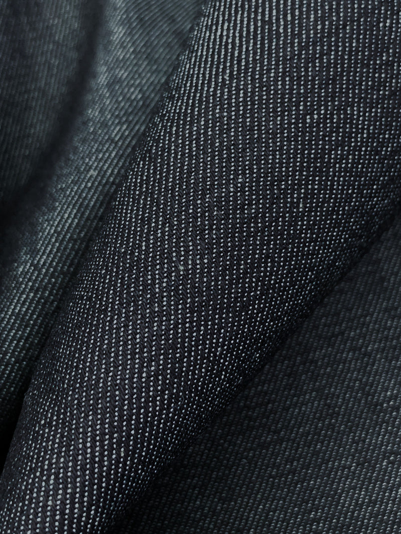 Muted Navy Cotton/Lycra Stretch Denim 58W