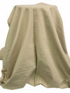Khaki Tan Cotton/Lycra Stretch Twill Bottom Weight Woven 54W