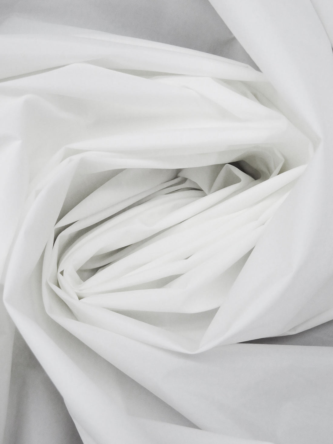 White 100% Nylon Water Repellent Taffeta Jacketing - Luxe Resort Designer - 57W