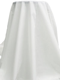 White 100% Nylon Water Repellent Taffeta Jacketing - Luxe Resort Designer - 57W