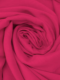 Medium Raspberry 100% Rayon Slubbed Voile - Luxe Resort Designer - 58W