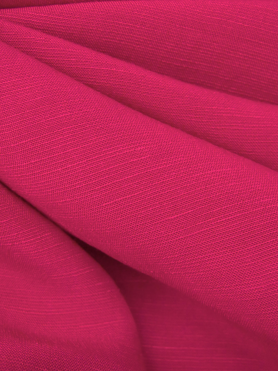 Medium Raspberry 100% Rayon Slubbed Voile - Luxe Resort Designer - 58W