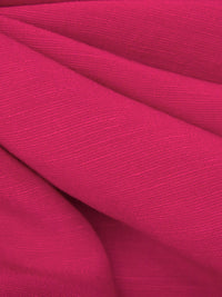 Medium Raspberry 100% Rayon Slubbed Voile - Luxe Resort Designer - 58W