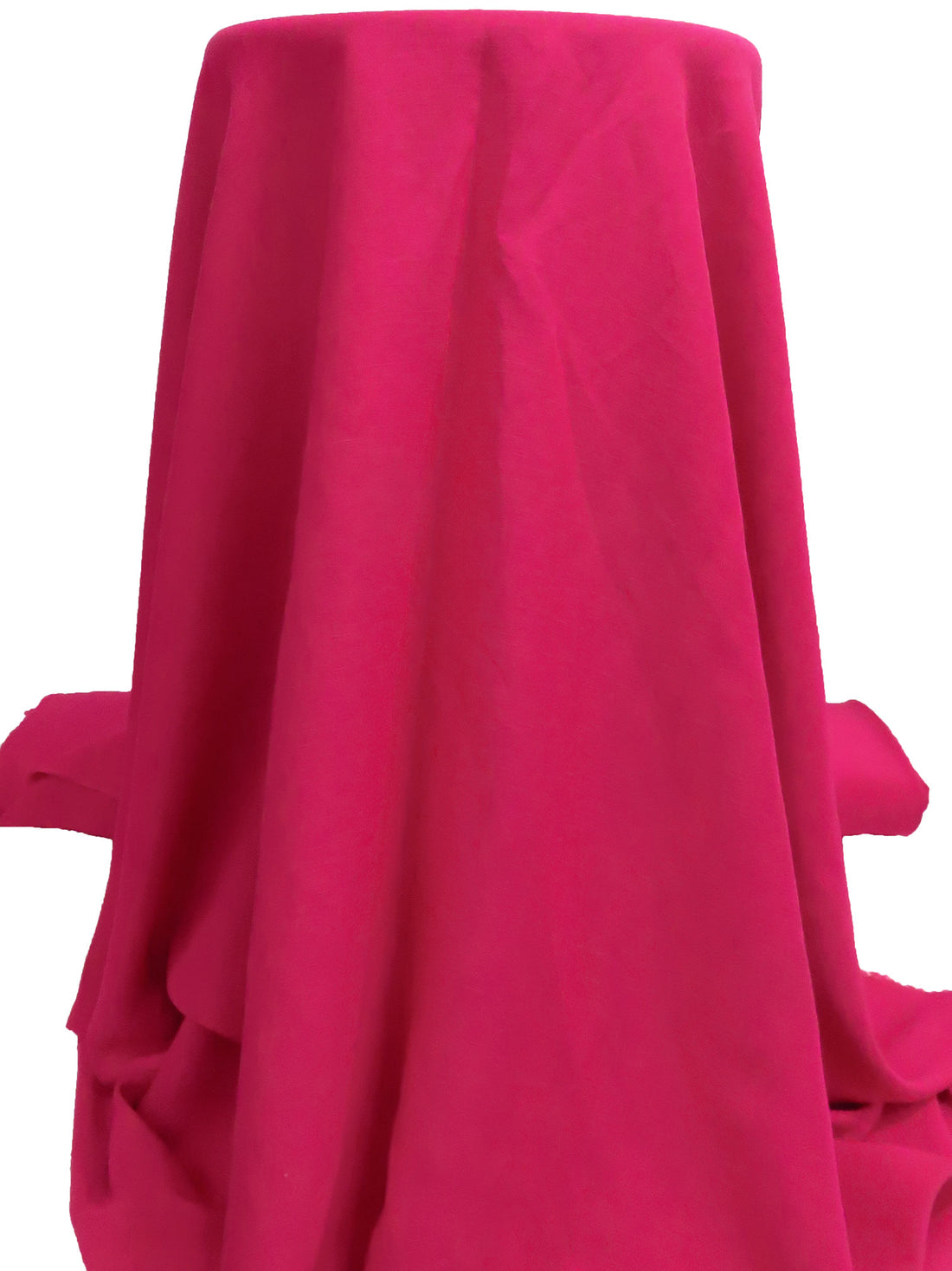 Medium Raspberry 100% Rayon Slubbed Voile - Luxe Resort Designer - 58W