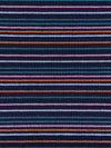 Navy/Terra Cotta/Pale Iris/Deep Sea Recycled Cotton/Recycled Polyester/Polyester Horizontal Stripe Fine Rib Knit - Michael Stars - 62W
