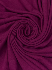 French Plum Polyester/Rayon/Spandex Brushed Sweater Knit - Michael Stars - 50W