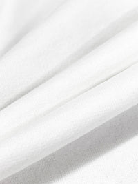 White 100% Cotton PFD French Terry Knit - Michael Stars - 66W