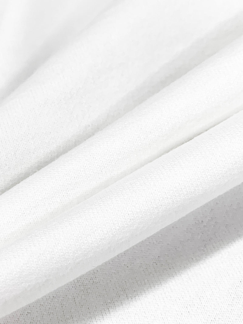 White 100% Cotton PFD French Terry Knit - Michael Stars - 66W