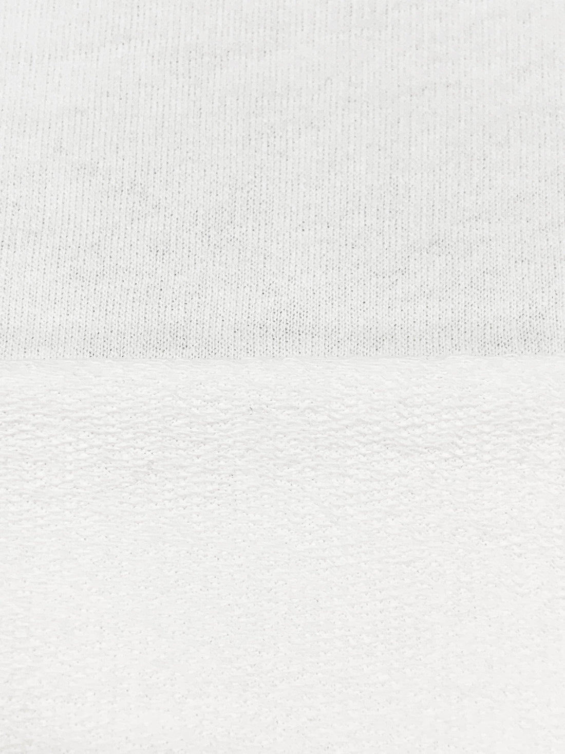 White 100% Cotton PFD French Terry Knit - Michael Stars - 66W
