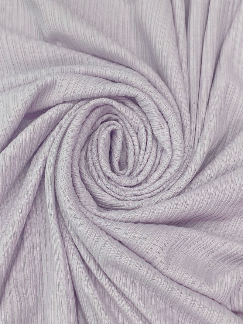 Amethyst Haze Polyester/Rayon Brushed Vertical Multi-Rib Knit - Michael Stars - 40W