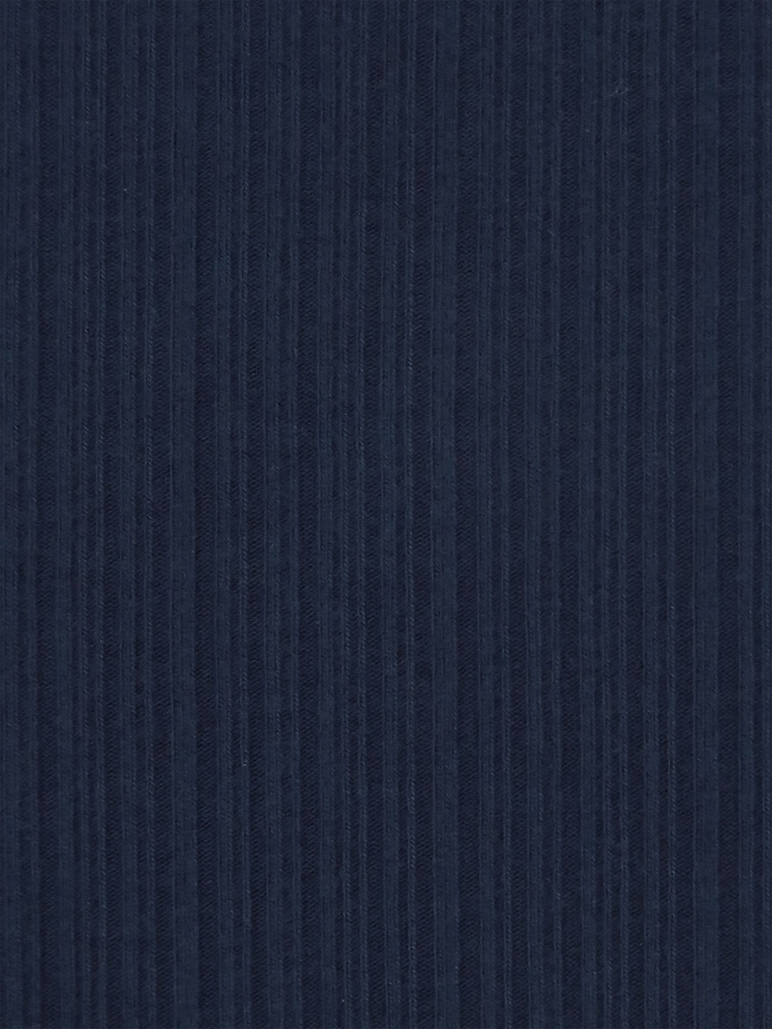 Navy Blue Polyester/Rayon Brushed Vertical Multi-Rib Knit - Michael Stars - 44W