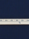 Navy Blue Polyester/Rayon Brushed Vertical Multi-Rib Knit - Michael Stars - 44W
