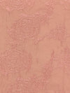 Melon Pink Polyester/Rayon Textured Floral Jacquard Satin 60W