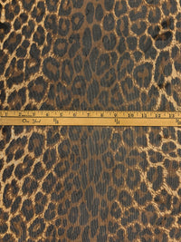 Walnut/French Beige/Black Nylon/Lycra Animal Print Mesh Knit 50W