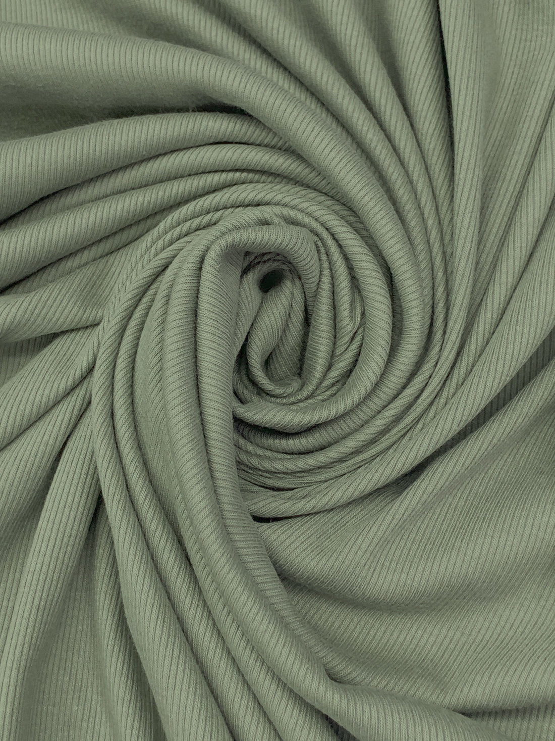 Laurel Green Cotton/Rayon/Spandex Rib Knit - Michael Stars - 44W