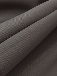 Dark Ash Brown Polyester/Lycra Stretch Twill - NY Designer - 56W