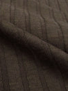 Willow Brown Rayon/Polyester/Spandex 8x4 Wide Rib Sweater Knit - Michael Stars - 48W