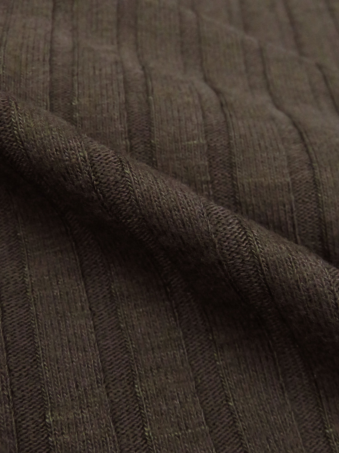Willow Brown Rayon/Polyester/Spandex 8x4 Wide Rib Sweater Knit - Michael Stars - 48W