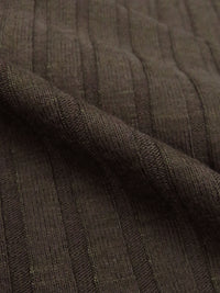 Willow Brown Rayon/Polyester/Spandex 8x4 Wide Rib Sweater Knit - Michael Stars - 48W