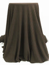 Willow Brown Rayon/Polyester/Spandex 8x4 Wide Rib Sweater Knit - Michael Stars - 48W