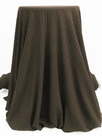 Willow Brown Rayon/Polyester/Spandex 8x4 Wide Rib Sweater Knit - Michael Stars - 48W