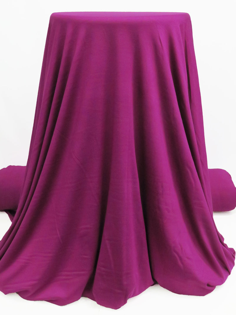 Raspberry Jam Rayon/Lycra Jersey Knit - Michael Stars - 60W