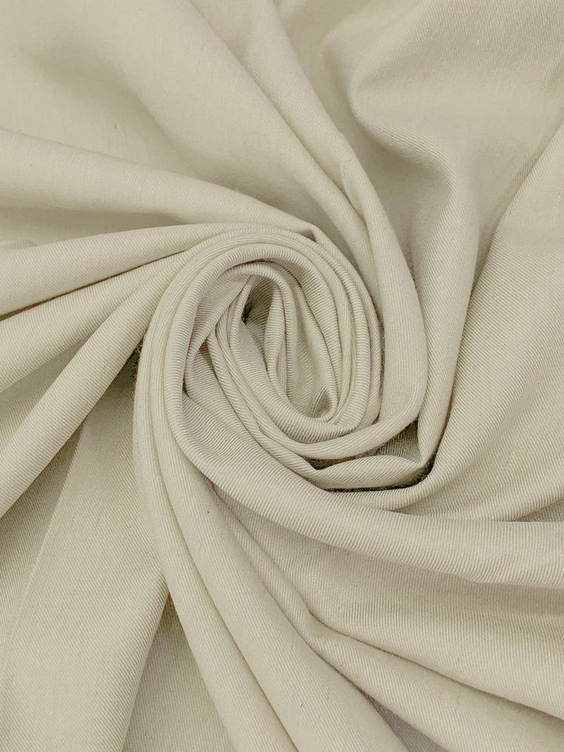 Sandstone 100% Cotton Brushed Twill Shirting - NY Designer - 56W