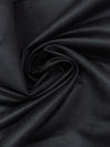 Raven Black 100% Polyester Suede Suiting - NY Designer - 60W