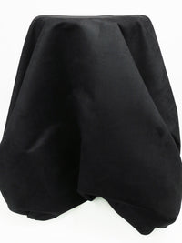 Raven Black 100% Polyester Suede Suiting - NY Designer - 60W