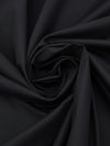 Black Cotton/Lycra Stretch Twill Bottom Weight Woven - NY Designer - 54W