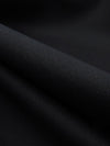 Black Cotton/Lycra Stretch Twill Bottom Weight Woven - NY Designer - 54W