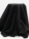 Black Cotton/Lycra Stretch Twill Bottom Weight Woven - NY Designer - 54W