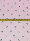 Orchid Pink/White/Black Polyester/Lycra Novelty Teary Eye Print Double Brushed Knit 64W