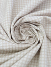 Sand Dollar/White 100% Polyester Polka Dot Jacquard Suiting - NY Designer - 58W